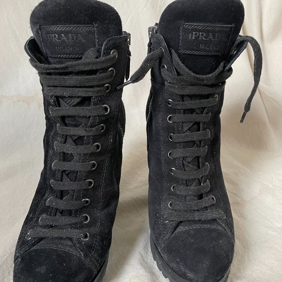 Prada Sport Suede Boots - Picture 1 of 7